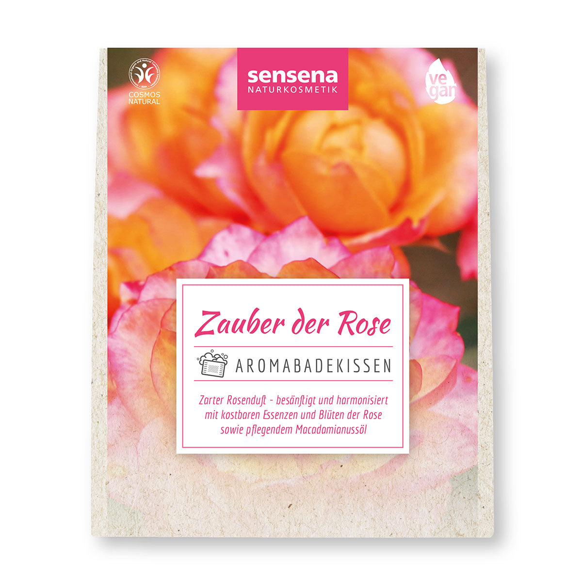 sensena Aromabadekissen "Zauber der Rose"