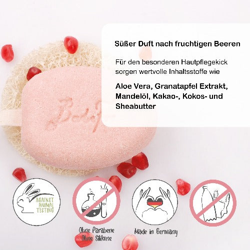 Feste Dusche mit Beeren & Granatapfel-Extrakt