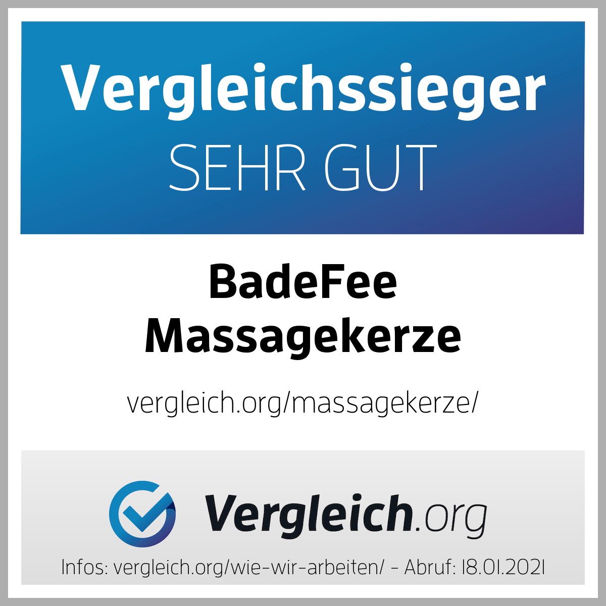 BADEFEE - Massagekerze Heiße Beerchen